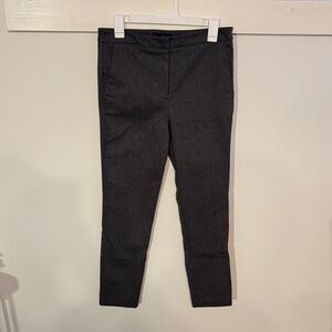 MNG Mango Gray Slim Ankle Dress Pants Women’s Size 8 Work Career Minimalist